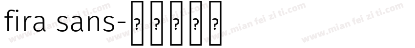 fira sans字体转换